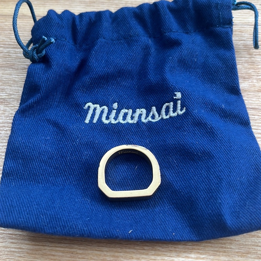 Damaged brass ring from Miansai Ring Size 9 or 10